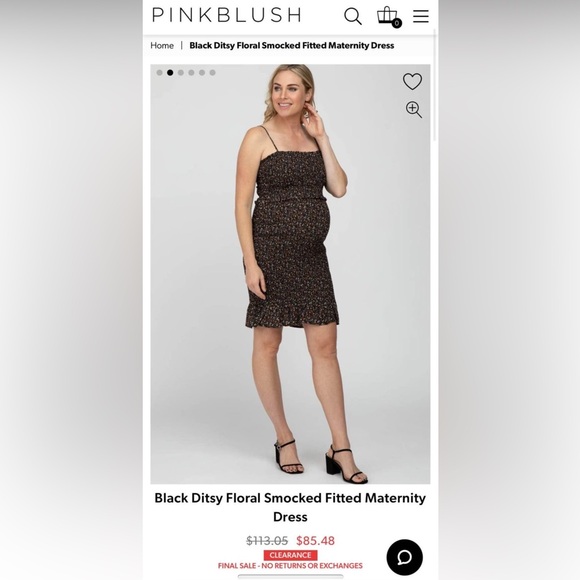 PinkBlush maternity dress - Picture 1 of 3